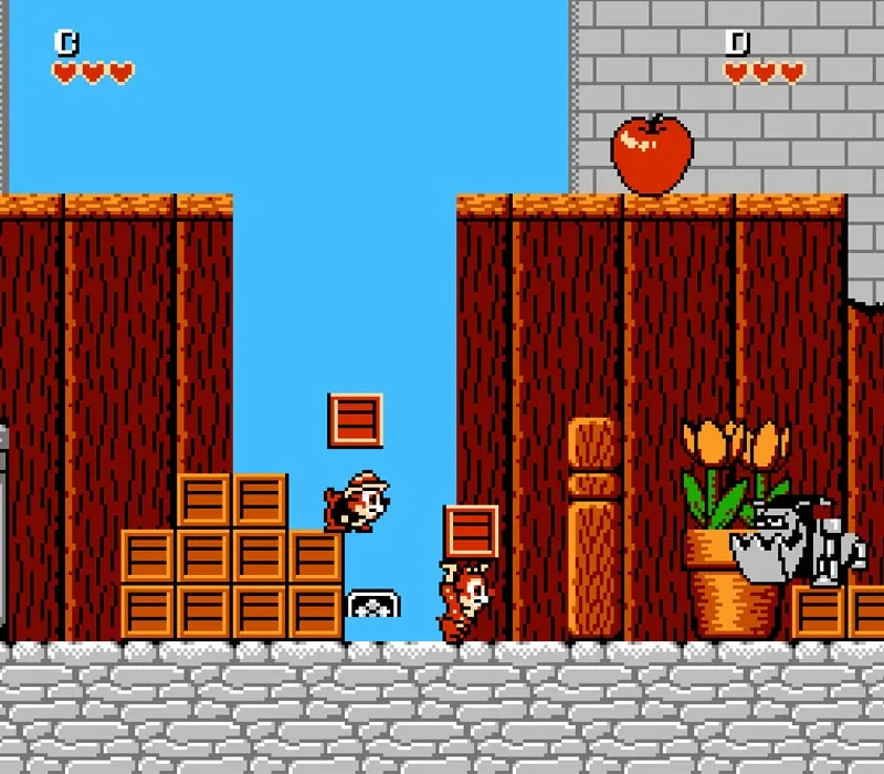 Игра Денди Chip 'n Dale Rescue Rangers