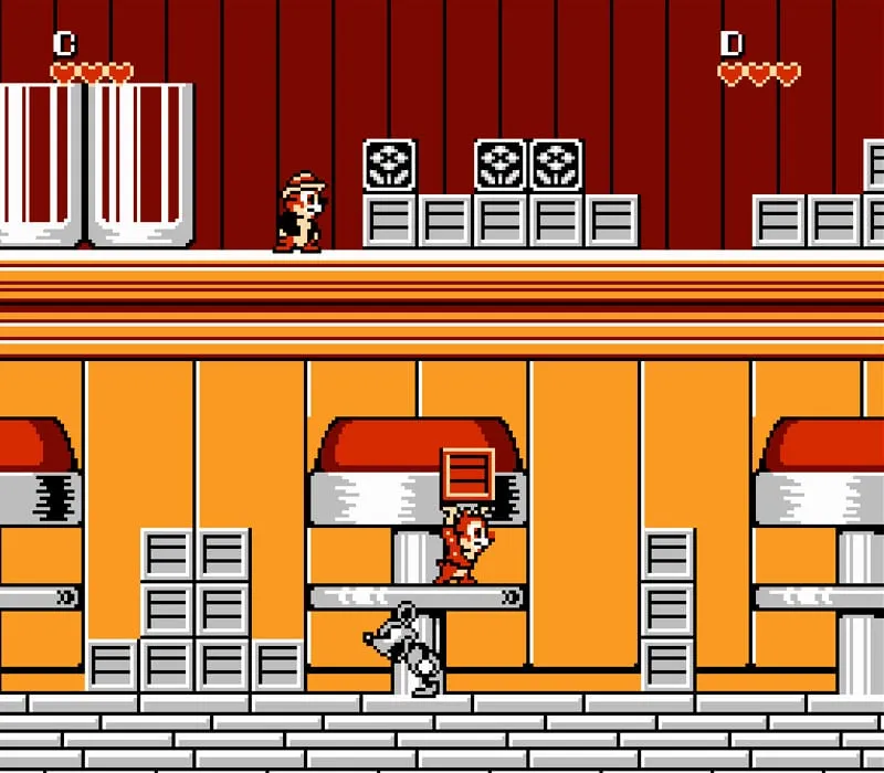 Игра Денди Chip 'n Dale Rescue Rangers