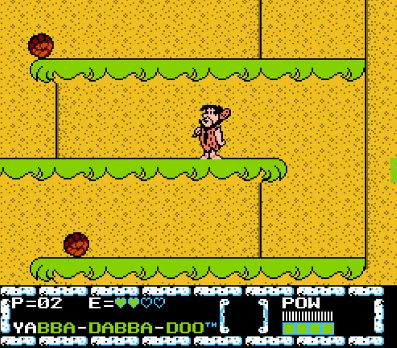 Игра Денди The Flintstones: The Surprise at Dinosaur Peak!