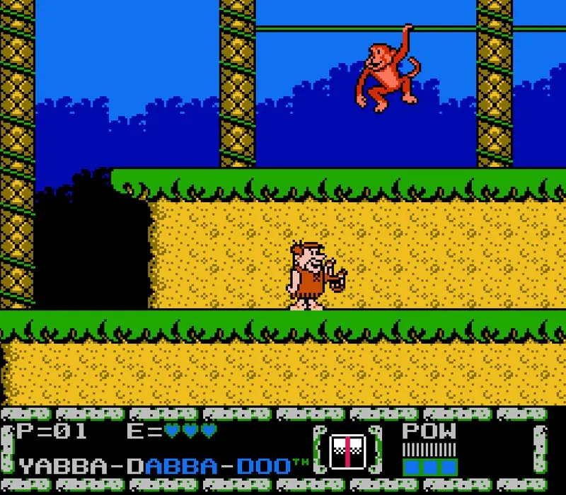 Игра Денди The Flintstones: The Surprise at Dinosaur Peak!