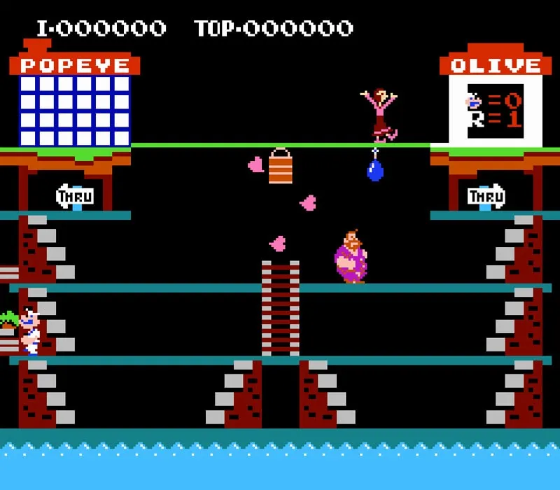 Игра Денди Popeye