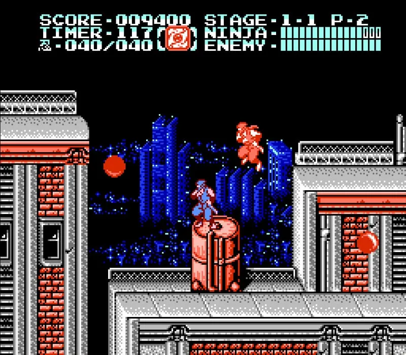 Игра Денди Ninja Gaiden 2: The Dark Sword of Chaos