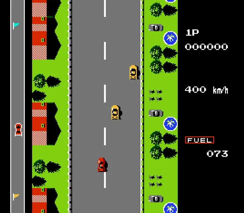 Игра Денди Road Fighter