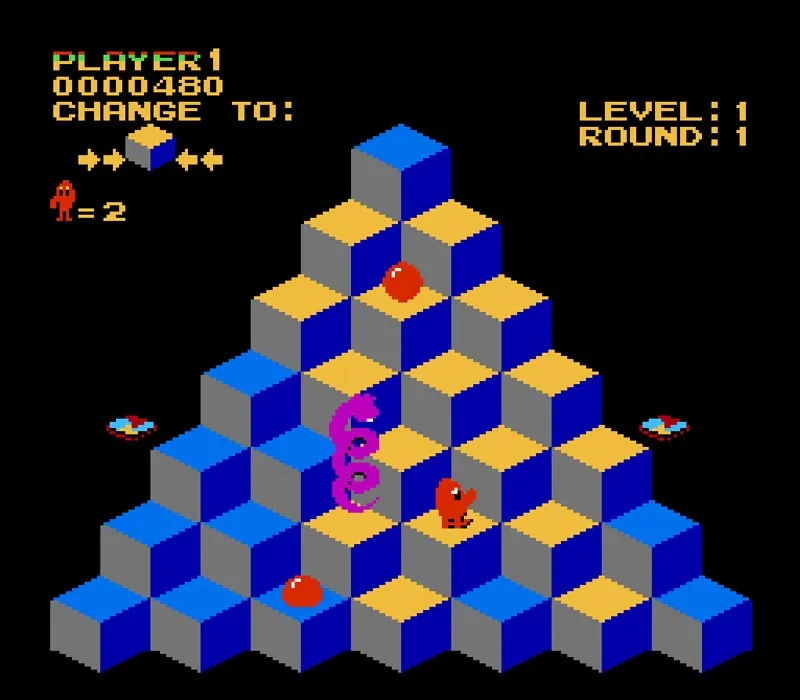 Игра Q*bert Денди