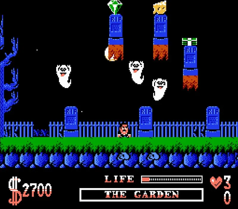 Игра Денди The Addams Family