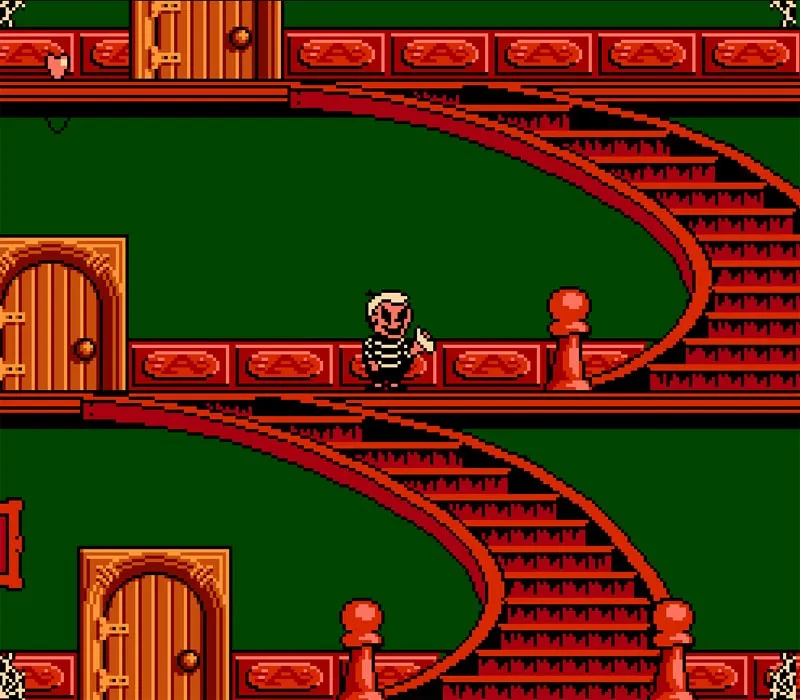 Игра The Addams Family: Pugsley's Scavenger Hunt Денди
