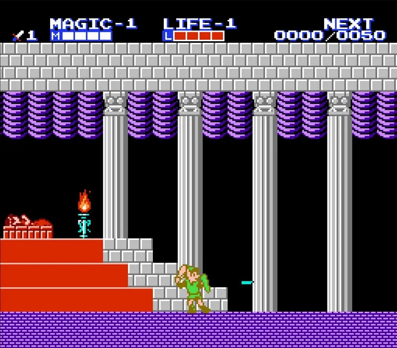 Игра Денди Zelda 2: The Adventure of Link