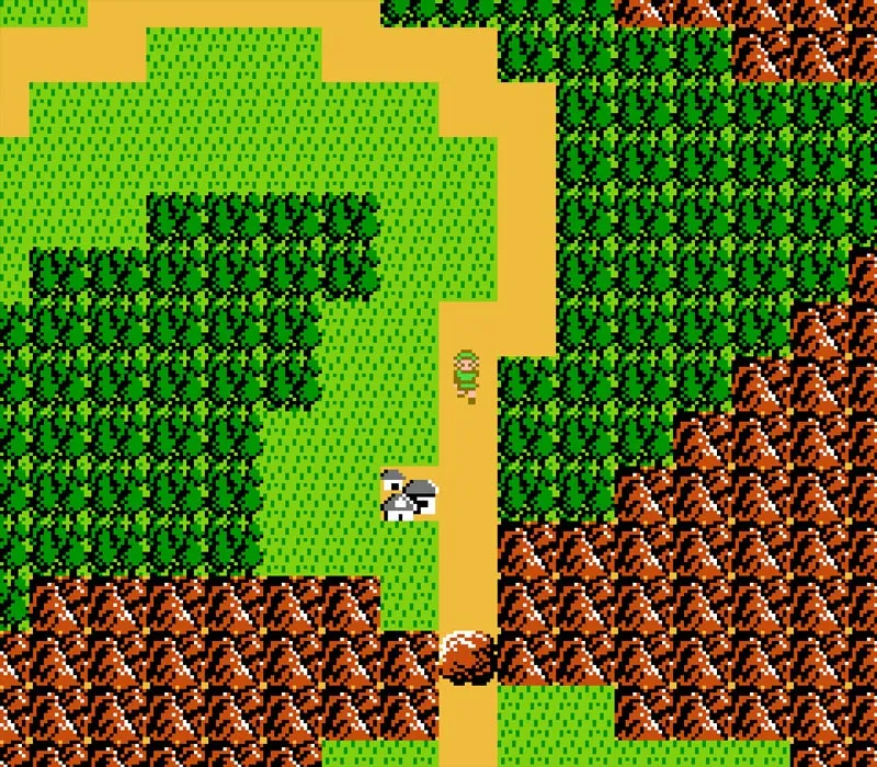 Игра Денди Zelda 2: The Adventure of Link