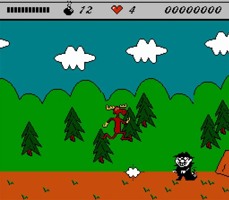 Игра Денди The Adventures of Rocky and Bullwinkle and Friends