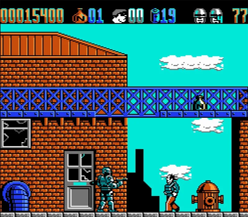 Игра Денди RoboCop 2