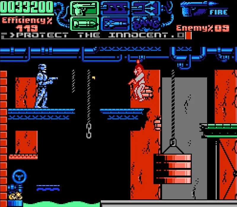 Игра Денди RoboCop 3