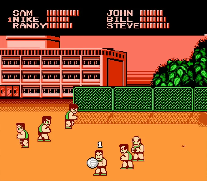 Игра Super Dodge Ball Денди
