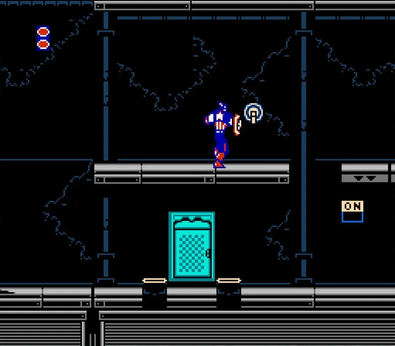 Игра Captain America and The Avengers Денди