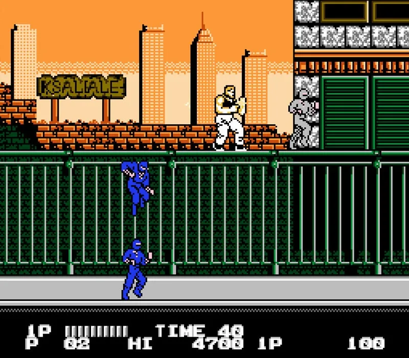 Игра Bad Dudes Vs. DragonNinja Денди