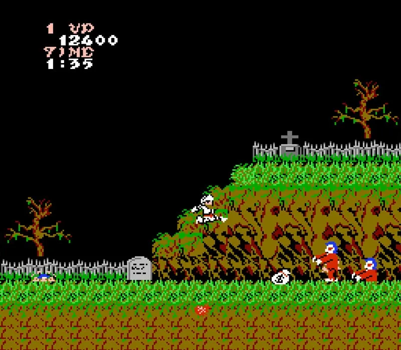 Игра Денди Ghosts'n Goblins