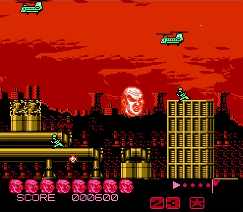 Игра Денди Zombie Nation