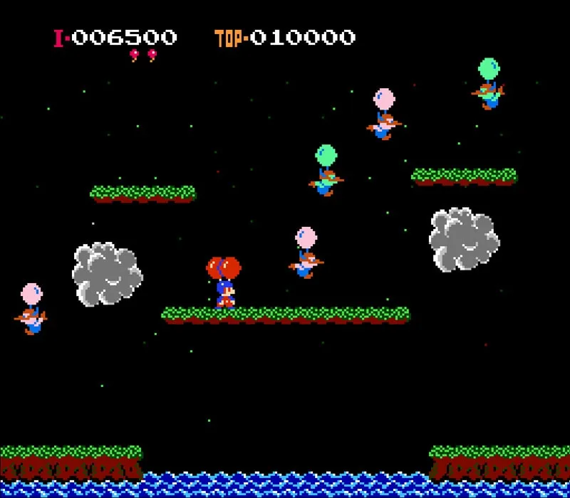 Игра Денди Balloon Fight