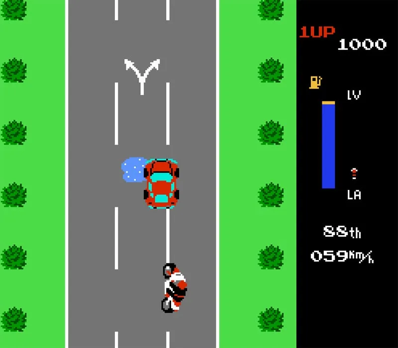Игра Денди Zippy Race