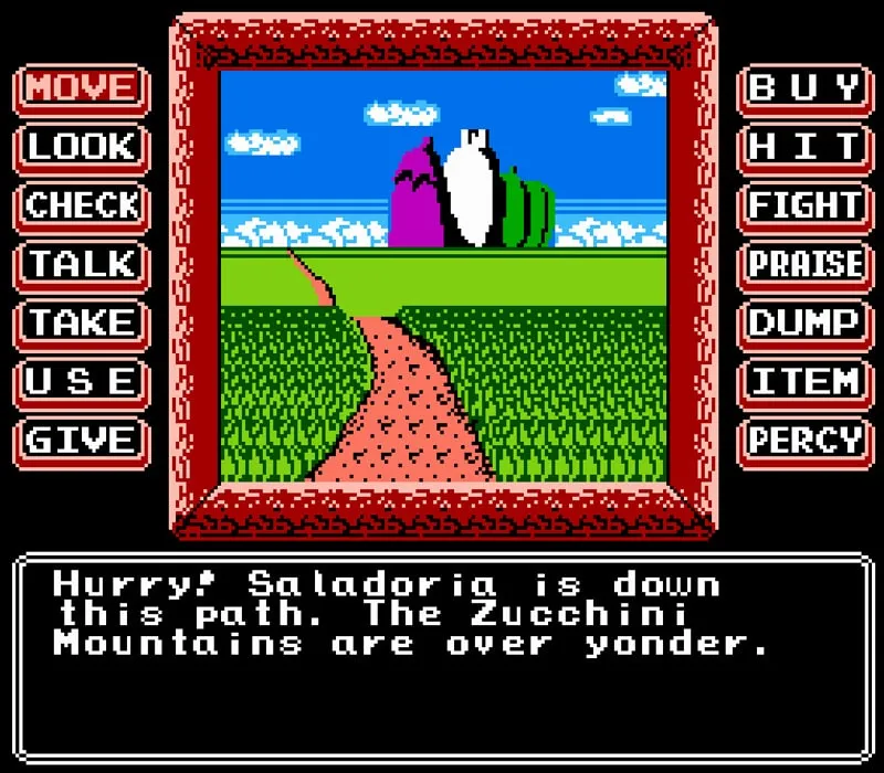 Игра Princess Tomato in the Salad Kingdom Денди