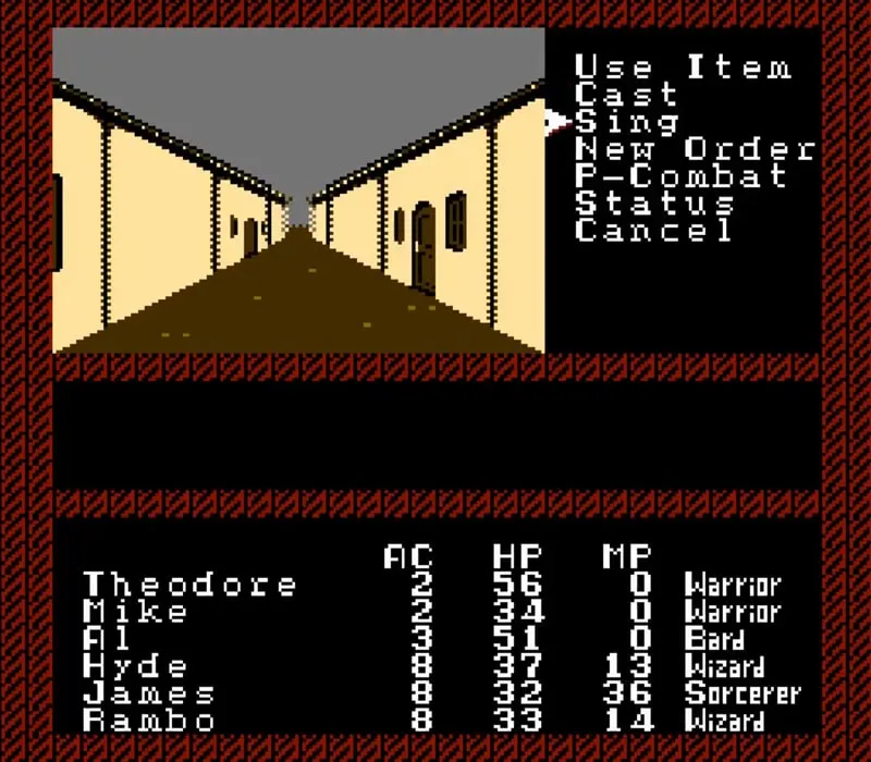 Игра The Bard’s Tale Денди