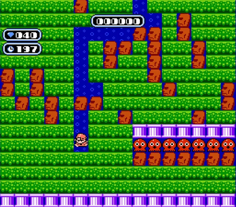 Игра Денди Boulder Dash