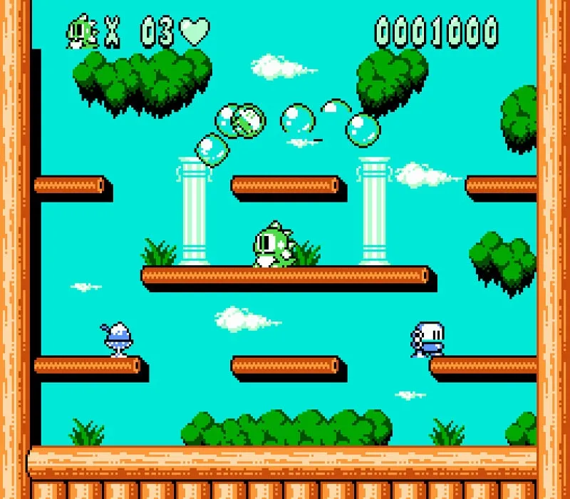Игра Денди Bubble Bobble Part 2