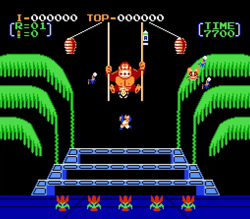 Игра Денди Donkey Kong 3