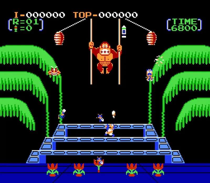 Игра Денди Donkey Kong 3