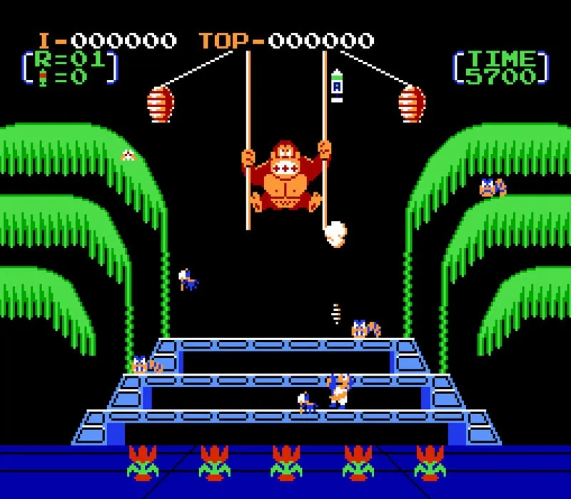 Игра Денди Donkey Kong 3