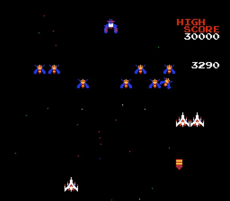 Игра Galaga Денди