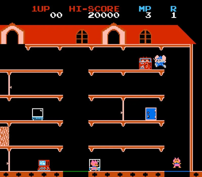Игра Mappy Денди