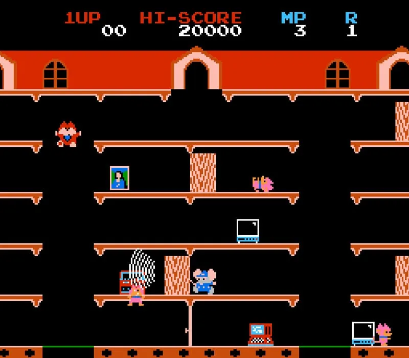 Игра Денди Mappy