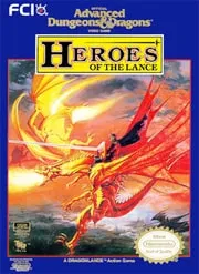 Игра Heroes of the Lance NES