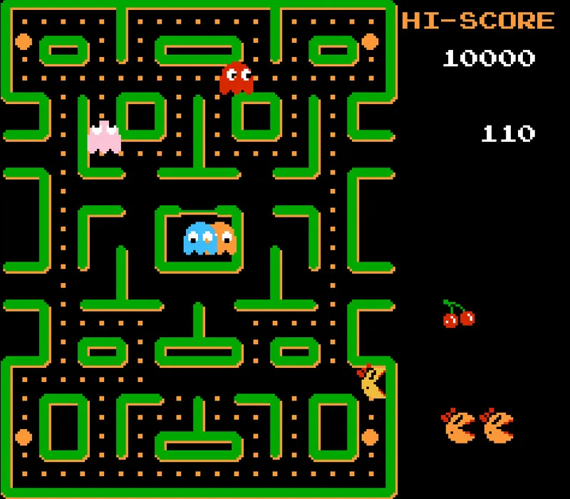 Игра Денди Ms. Pac-Man