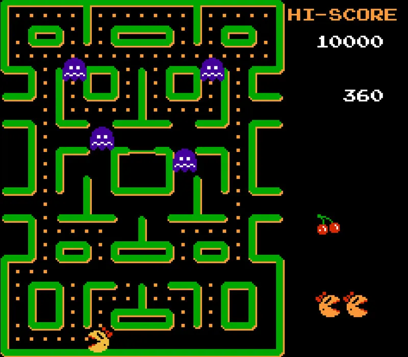 Игра Денди Ms. Pac-Man
