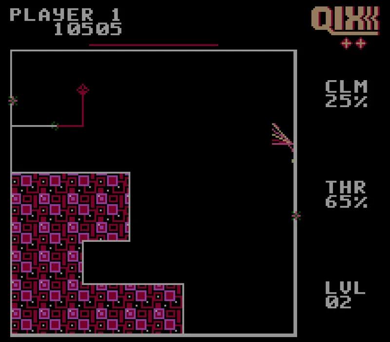 Игра Денди Qix